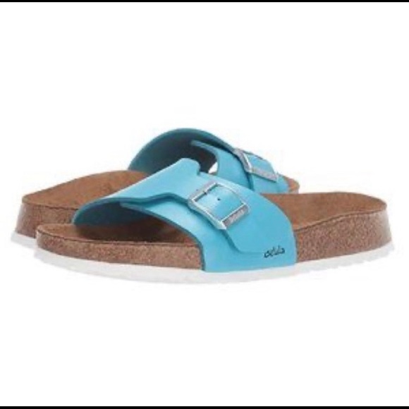 Birkenstock Shoes Birkenstock Betula Catalina Turquoise Leather